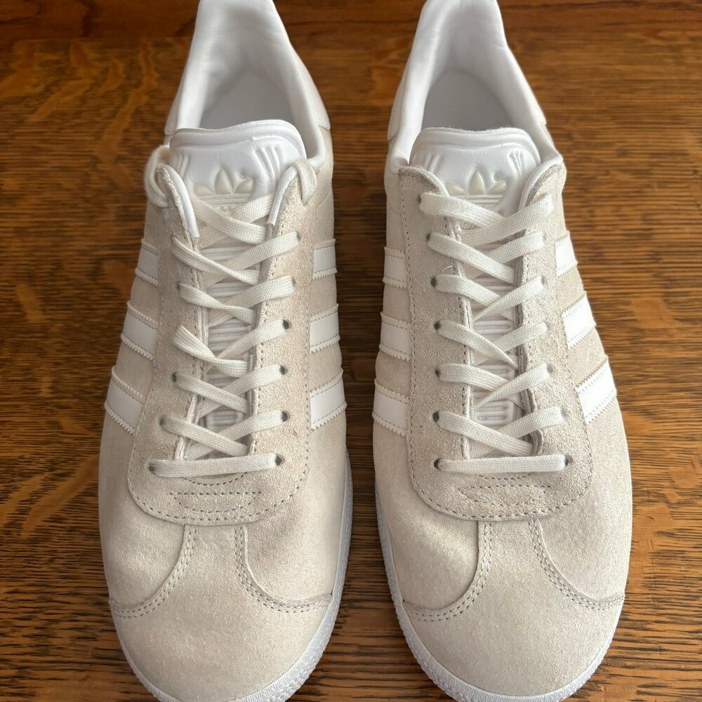 COPY - Adidas Gazelle Crystal White Sambas womens 10 men’s 9